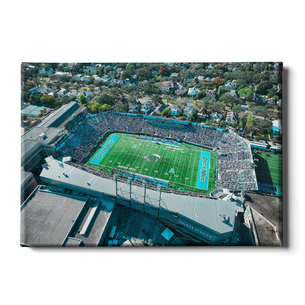 Tulane Green Wave - Canvas