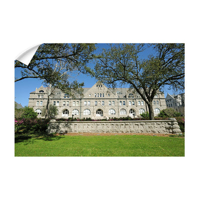 Tulane  Green Wave - Gibson Hall - College Wall Art #Wall Decal