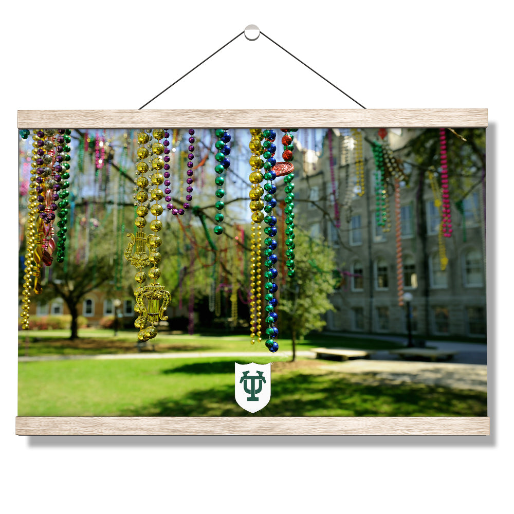 Tulane  Green Wave - Tulane Beads - College Wall Art #Canvas