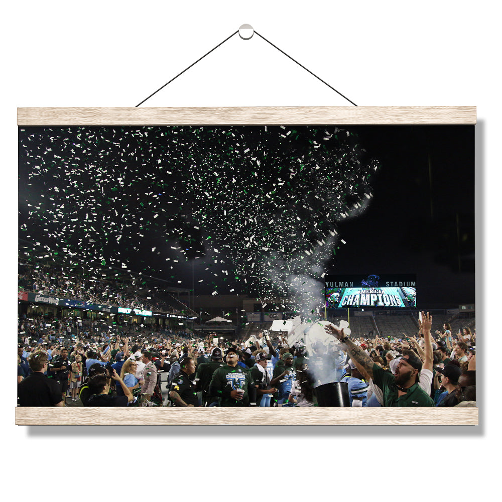 Tulane  Green Wave - American Athletic Conference Champions - College Wall Art #Canvas