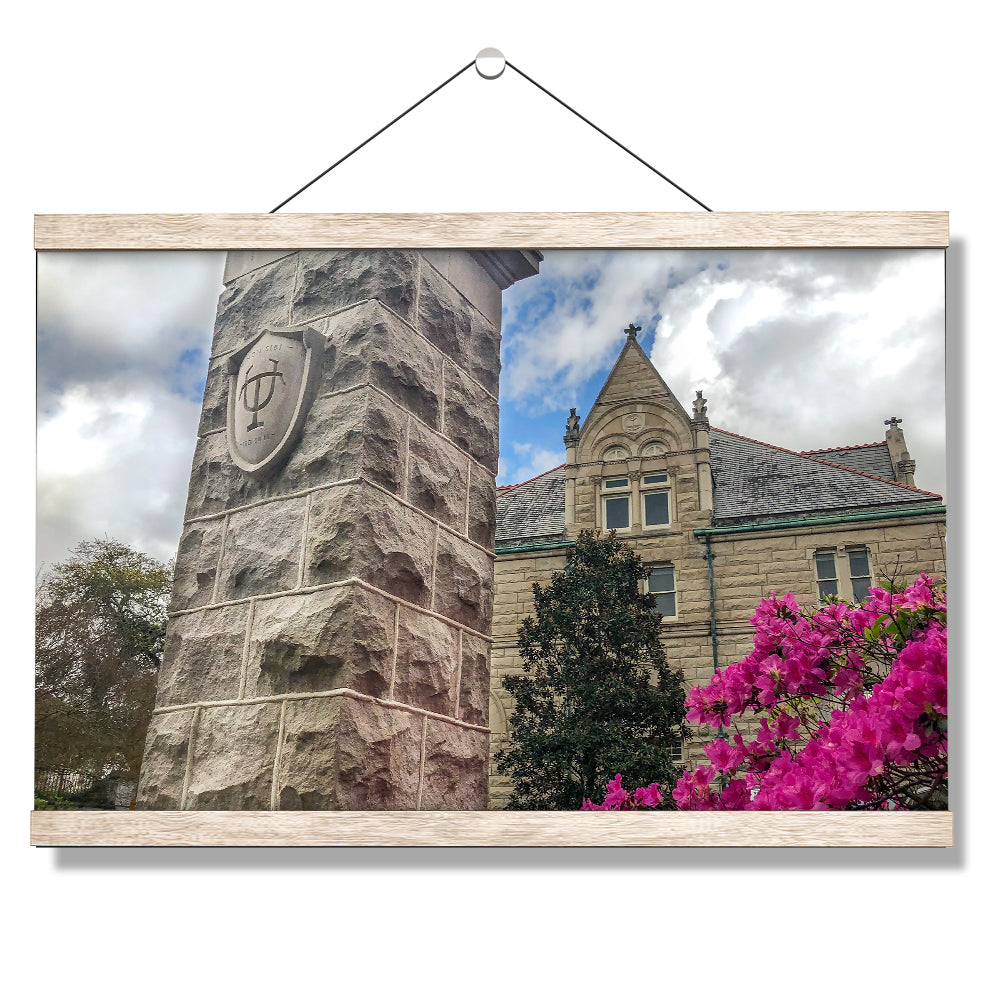 Tulane Green Wave - Campus Azaleas - College Wall Art #Canvas