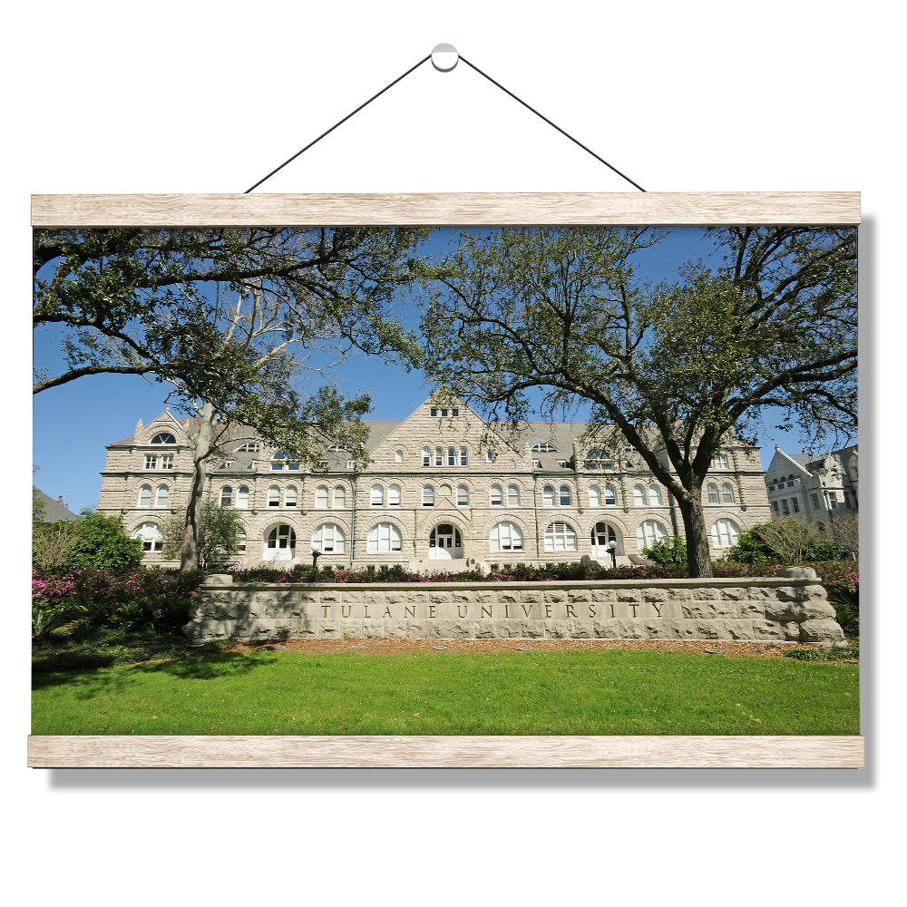 Tulane  Green Wave - Gibson Hall - College Wall Art #Canvas