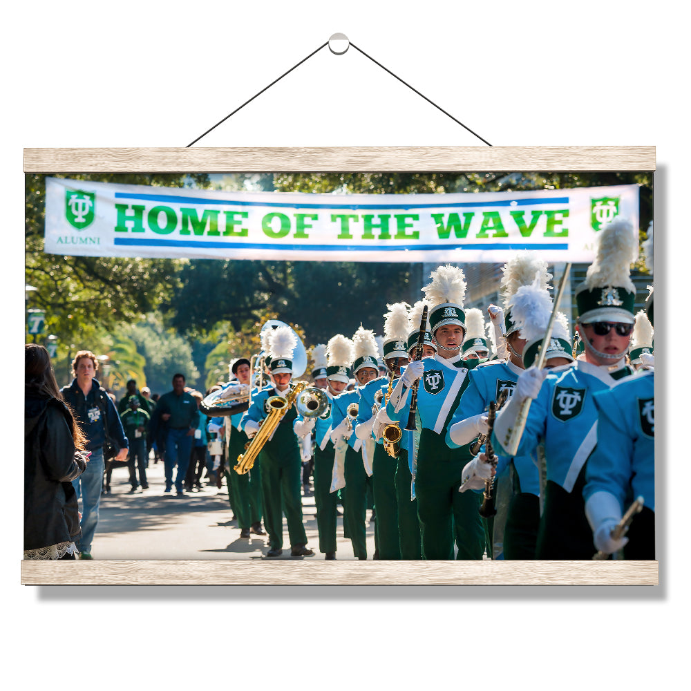 Tulane  Green Wave - Home of the Wave - College Wall Art #Canvas