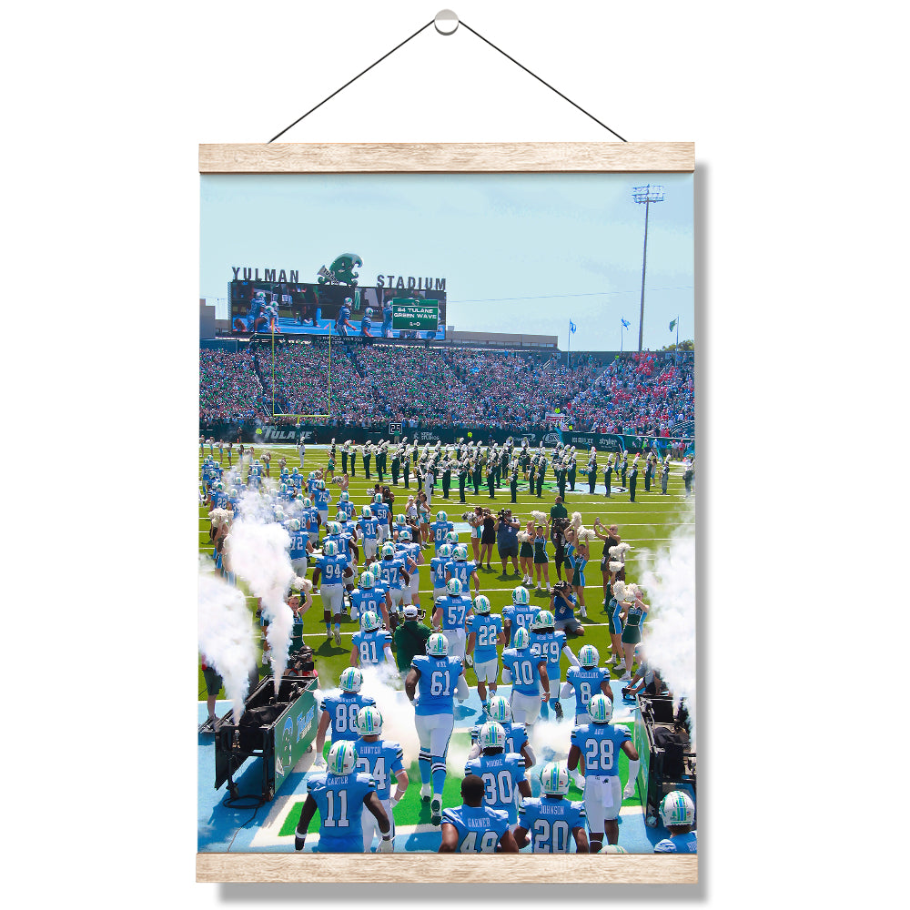 Tulane Green Wave - Enter Tulane Football - College Wall Art #Canvas