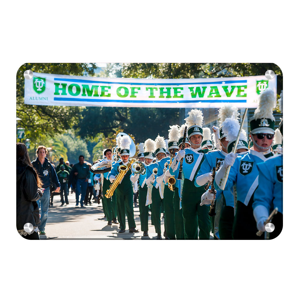 Tulane  Green Wave - Home of the Wave - College Wall Art #Canvas