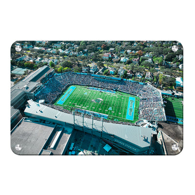 Tulane  Green Wave - Yulman Aerial - College Wall Art #Metal