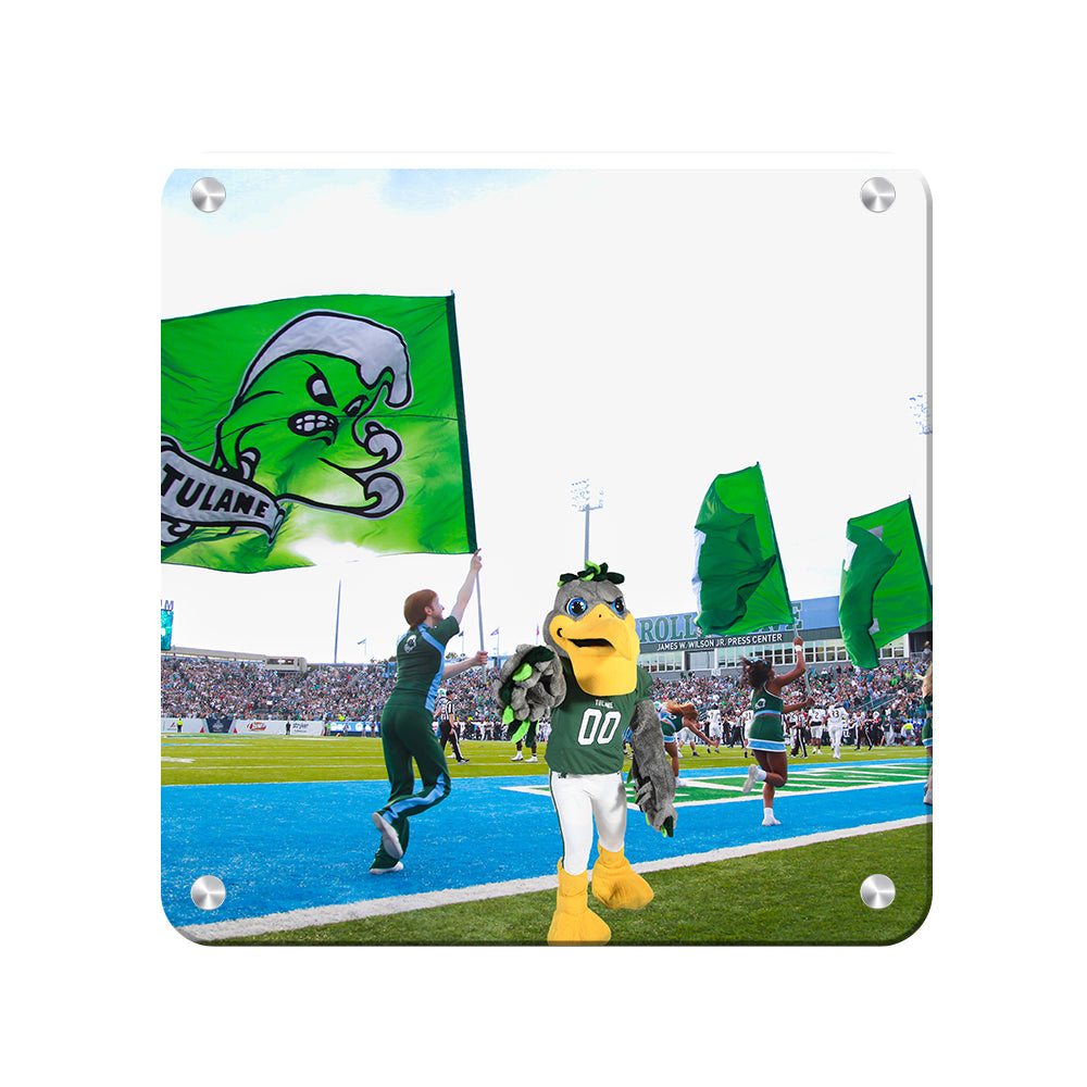 Tulane Green Way - Riptide - College Wall Art #Canvas 