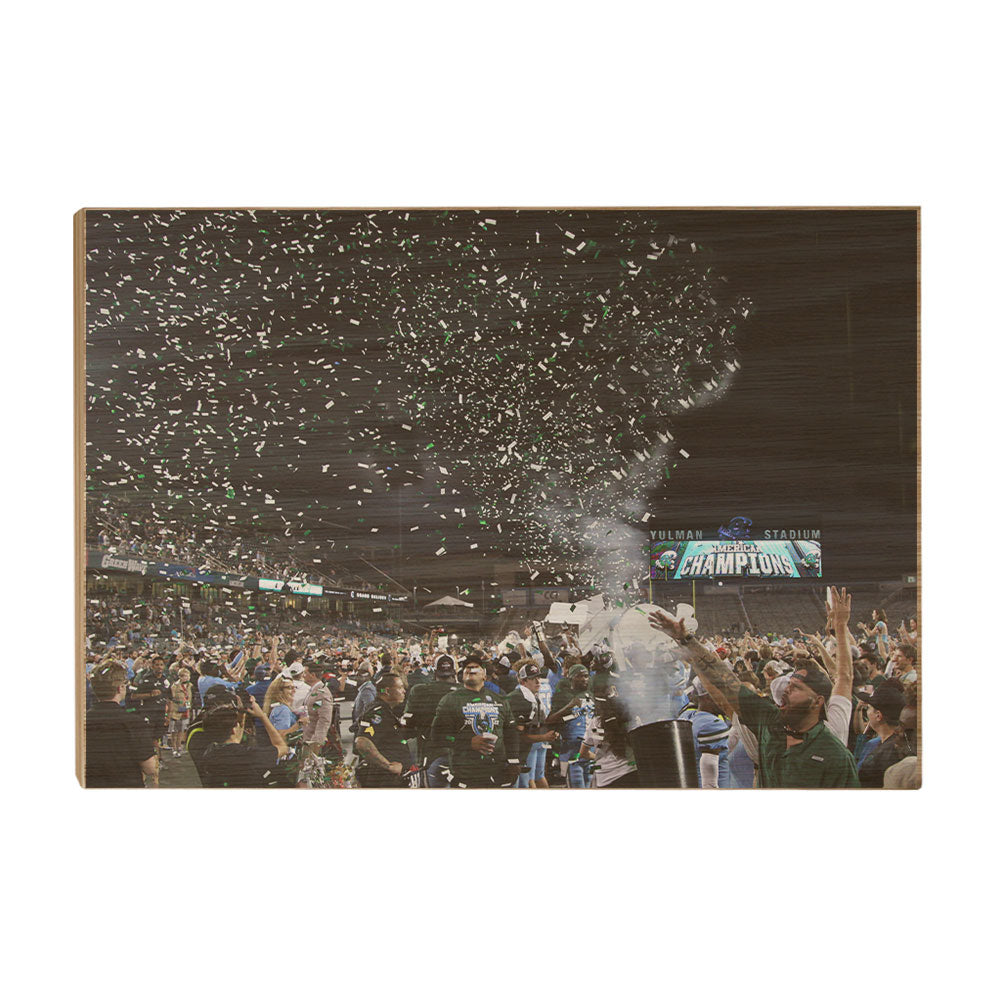 Tulane  Green Wave - American Athletic Conference Champions - College Wall Art #Canvas