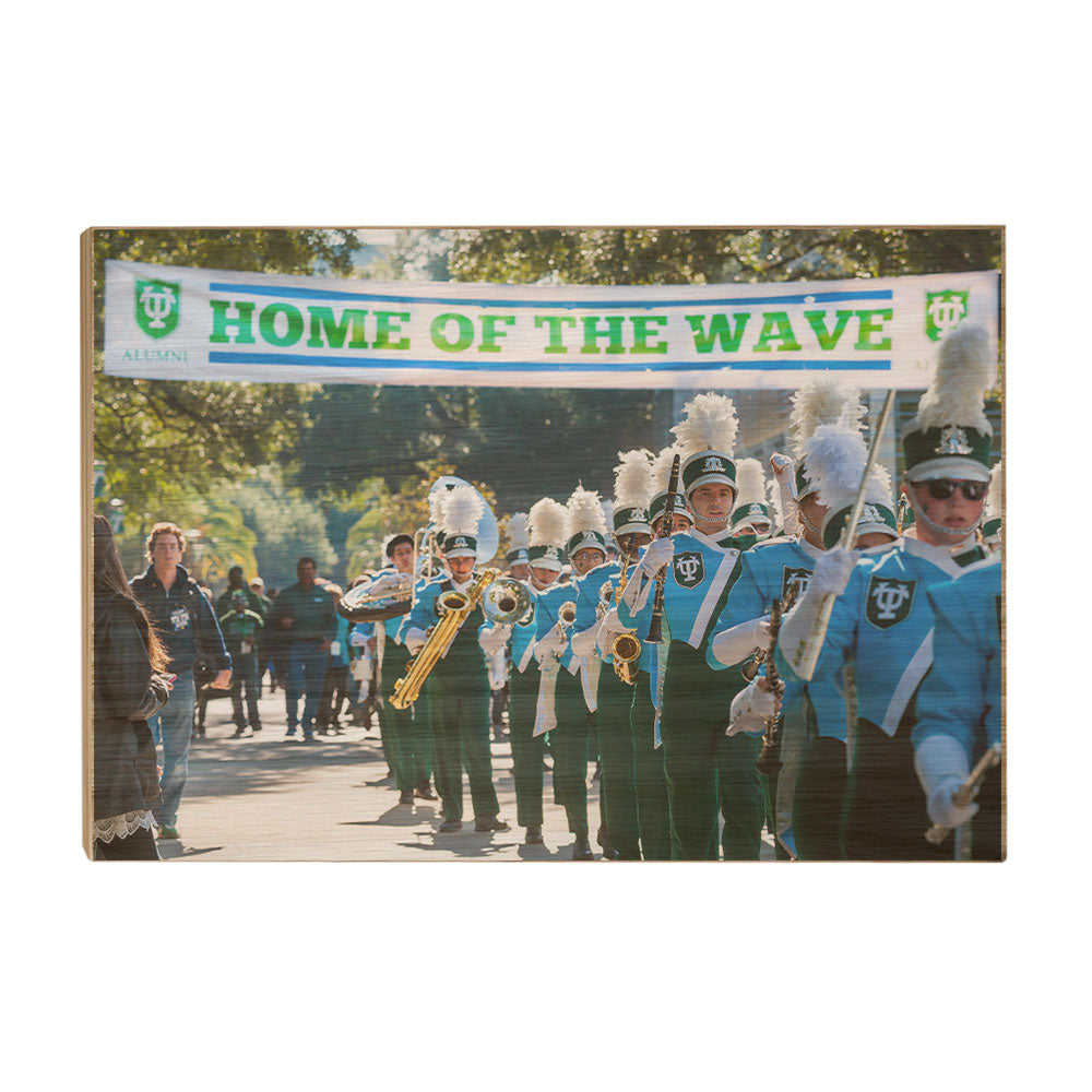 Tulane  Green Wave - Home of the Wave - College Wall Art #Canvas