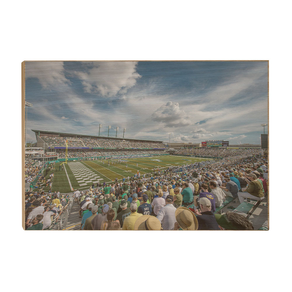 Tulane  Green Wave - Early Yulman - College Wall Art #Canvas