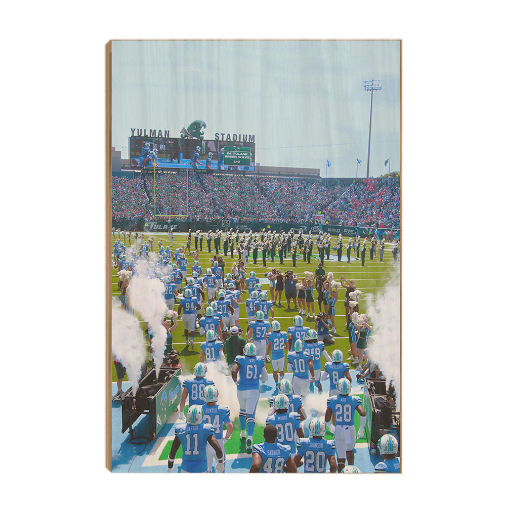 Tulane Green Wave - Enter Tulane Football - College Wall Art #Canvas