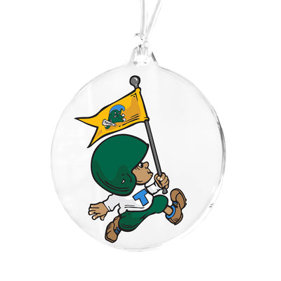 Tulane Green Wave - VIntage Tulane Football Logo Ornament & Bag Tag