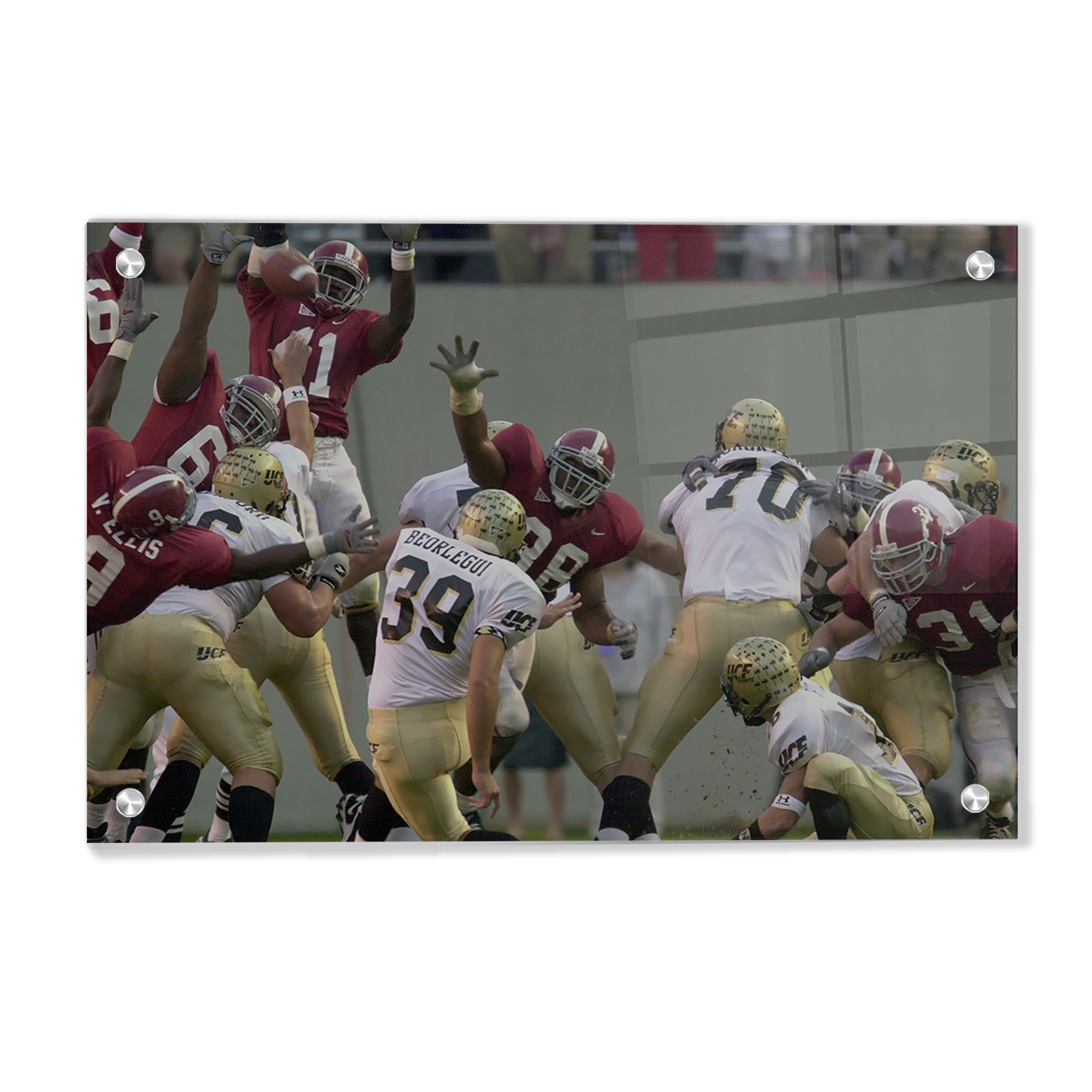 UCF vs. Alabama Winning Field Goal 2000 - College Wall Art #Canvas 