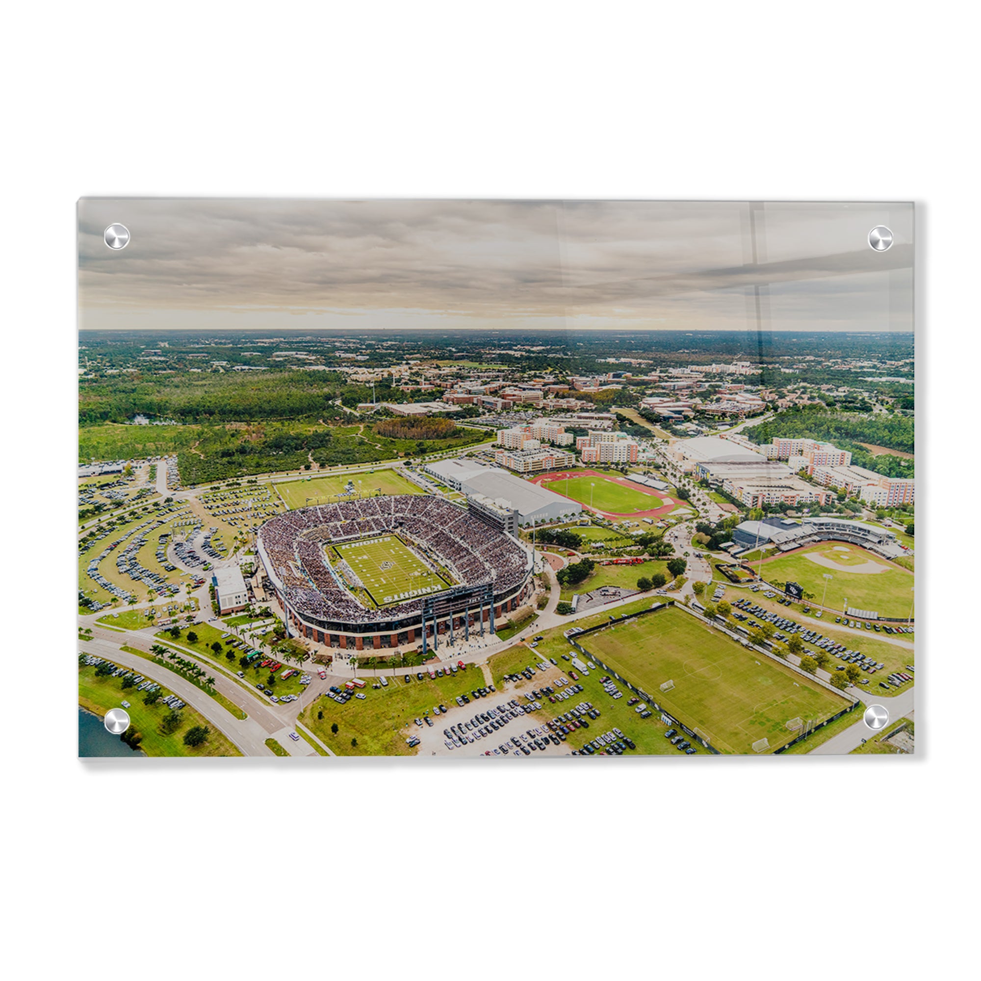 UCF Knights - Aerial Sports Complex - College Wall Art #Canvas 