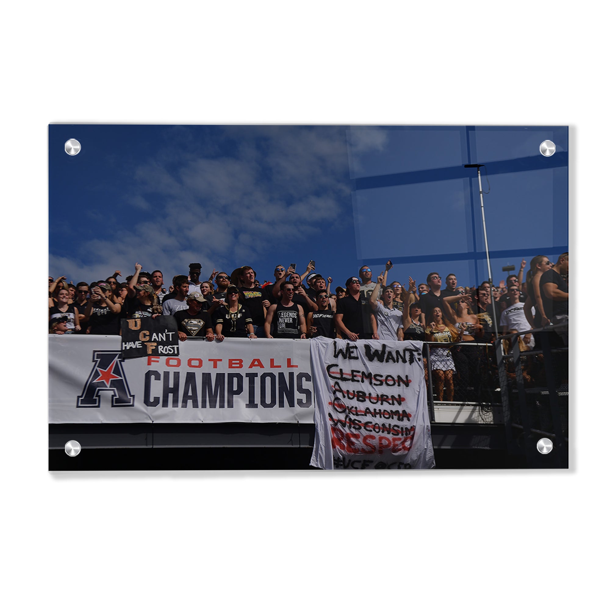 UCF Knights - Respect - College Wall Art #Canvas 