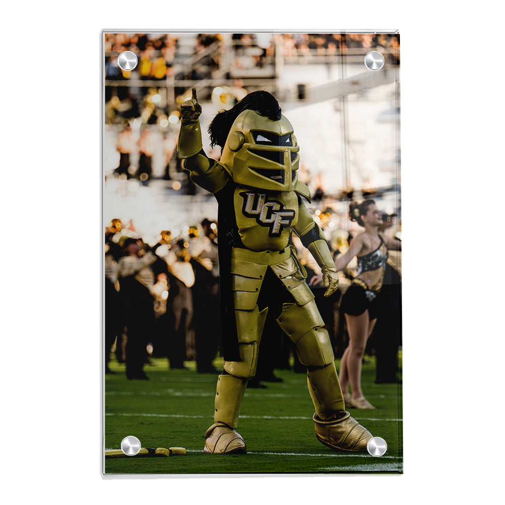 UCF Knights - Knightro Cheer - College Wall Art #Canvas