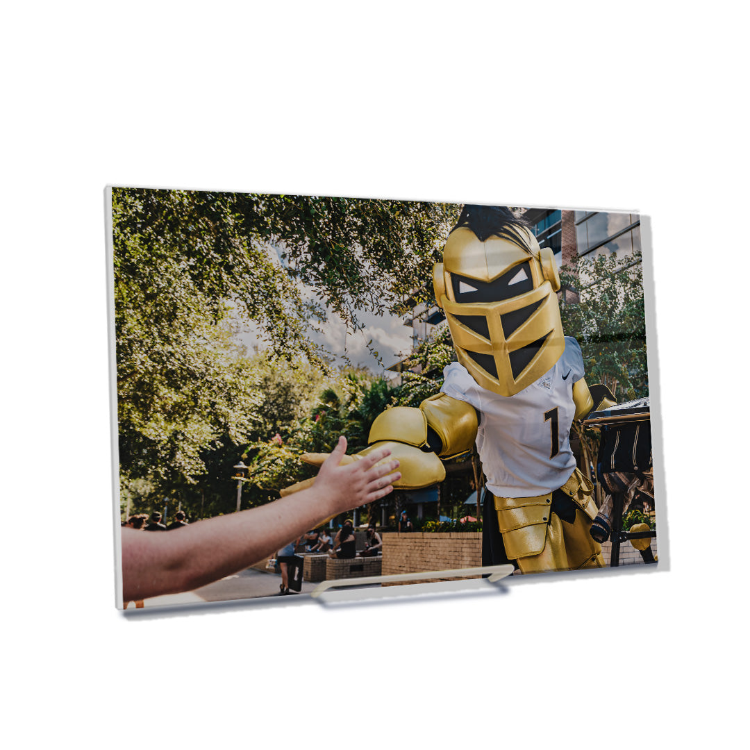 UCF Knights - Knightro Fan - College Wall Art #Canvas