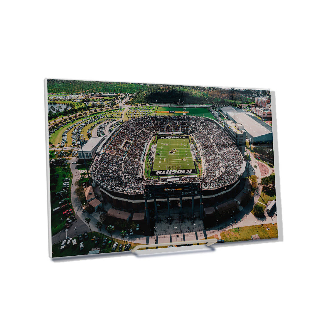 UCF Knights - Knights Stadium Aerial - College Wall Art #Canvas