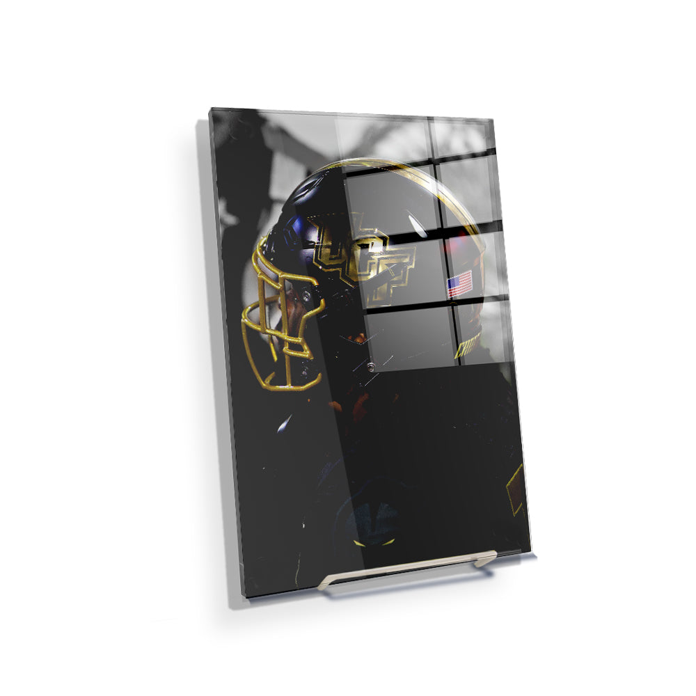 UCF Knights - UCF Black and Gold - College Wall Art #Canvas