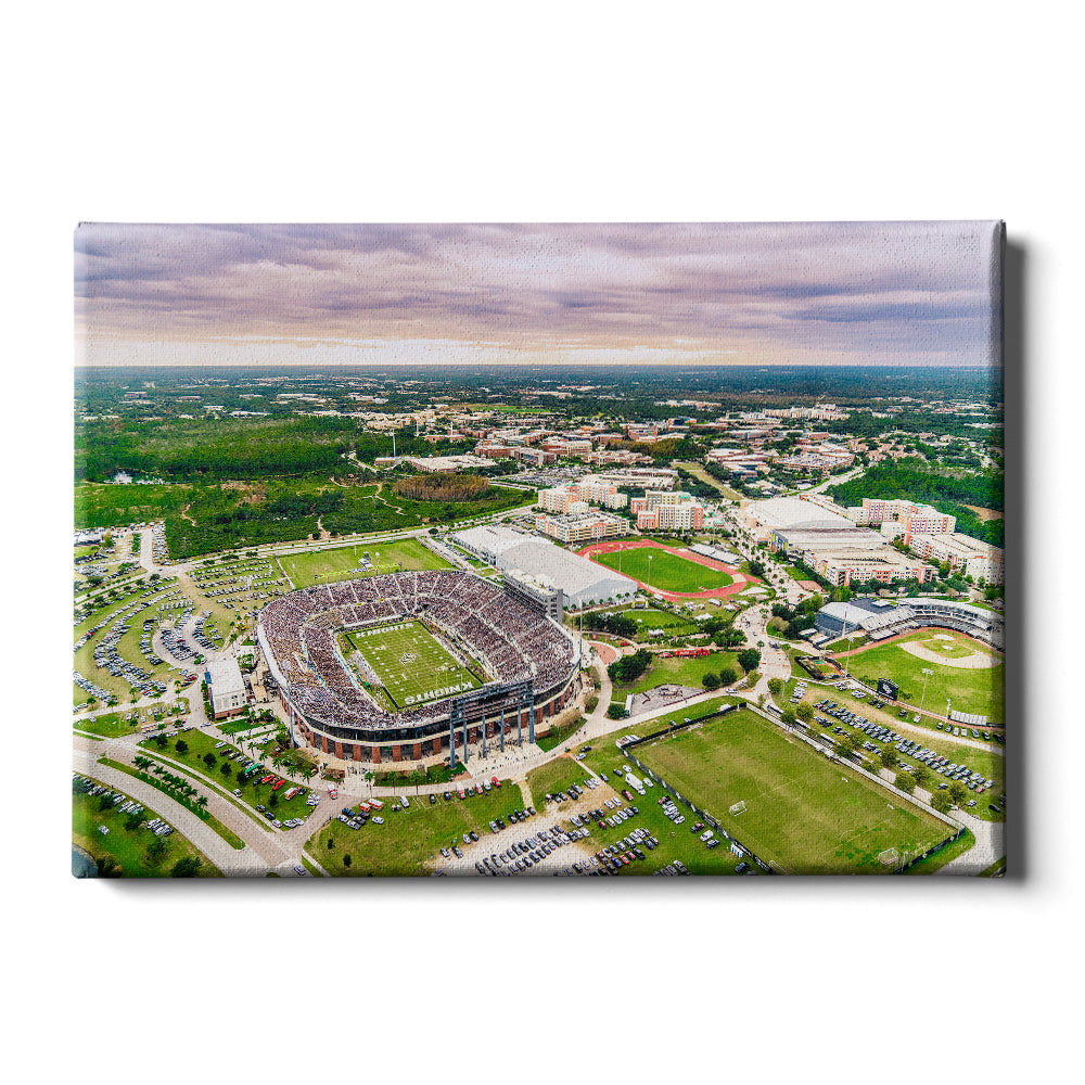 UCF Knights - Aerial Sports Complex - College Wall Art #Canvas 