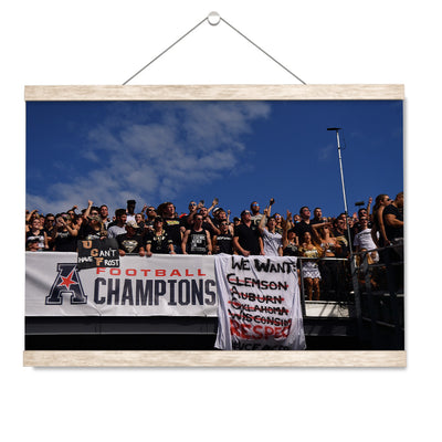 UCF Knights - Respect - College Wall Art #Hanging Canvas