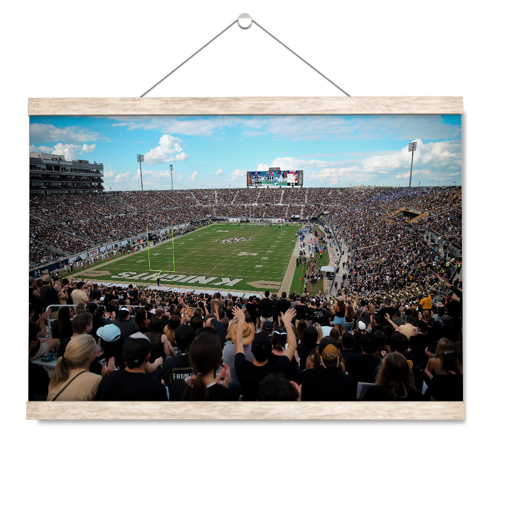 UCF Knights - Black Out - College Wall Art #Canvas