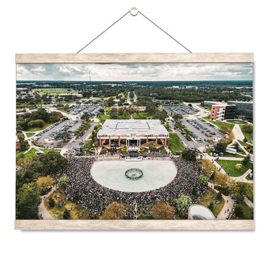 UCF Knights - Spirit Splash Aerial - College Wall Art #Hanging Canvas