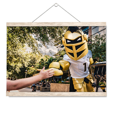 UCF Knights - Knightro Fan - College Wall Art #Hanging Canvas