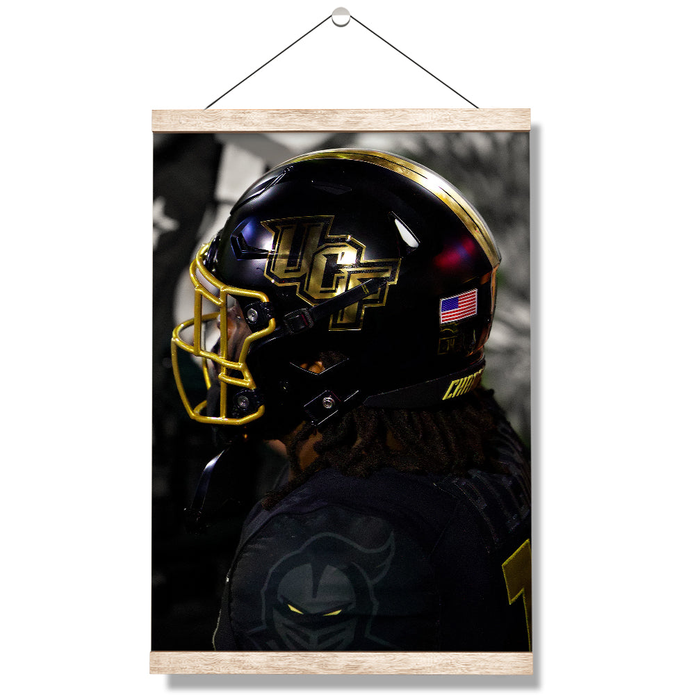 UCF Knights - UCF Black and Gold - College Wall Art #Canvas