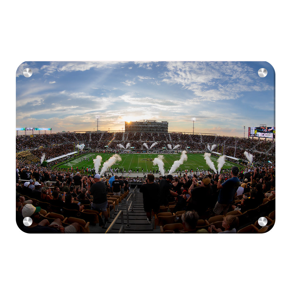 UCF Knights - UCF Knights Score - College Wall Art #Canvas 