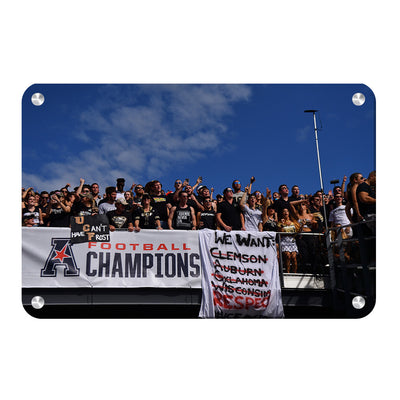 UCF Knights - Respect - College Wall Art #Metal