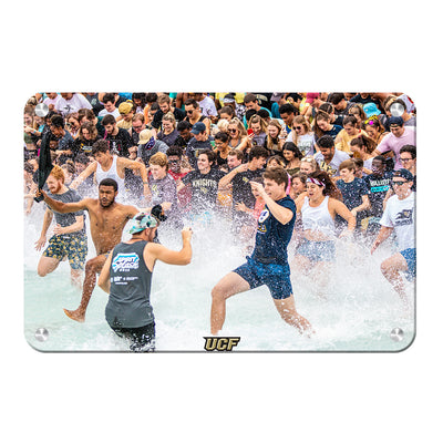 UCF Knights - Spirit Splash - College Wall Art #Metal