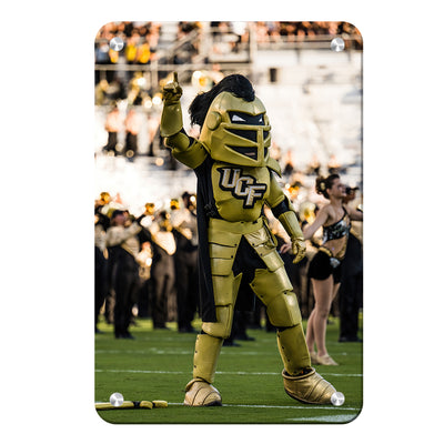 UCF Knights - Knightro Cheer - College Wall Art #Metal