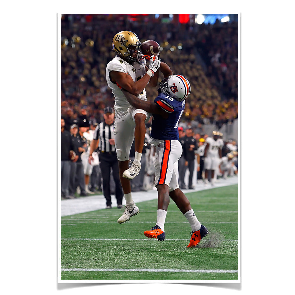 UCF Knights - The Catch 2017 Peach Bowl - College Wall Art #Canvas