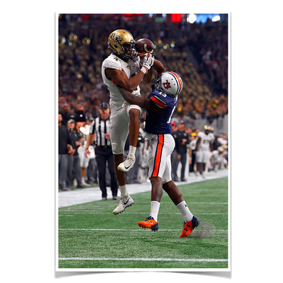 UCF Knights - The Catch 2017 Peach Bowl - College Wall Art #Photo Poster