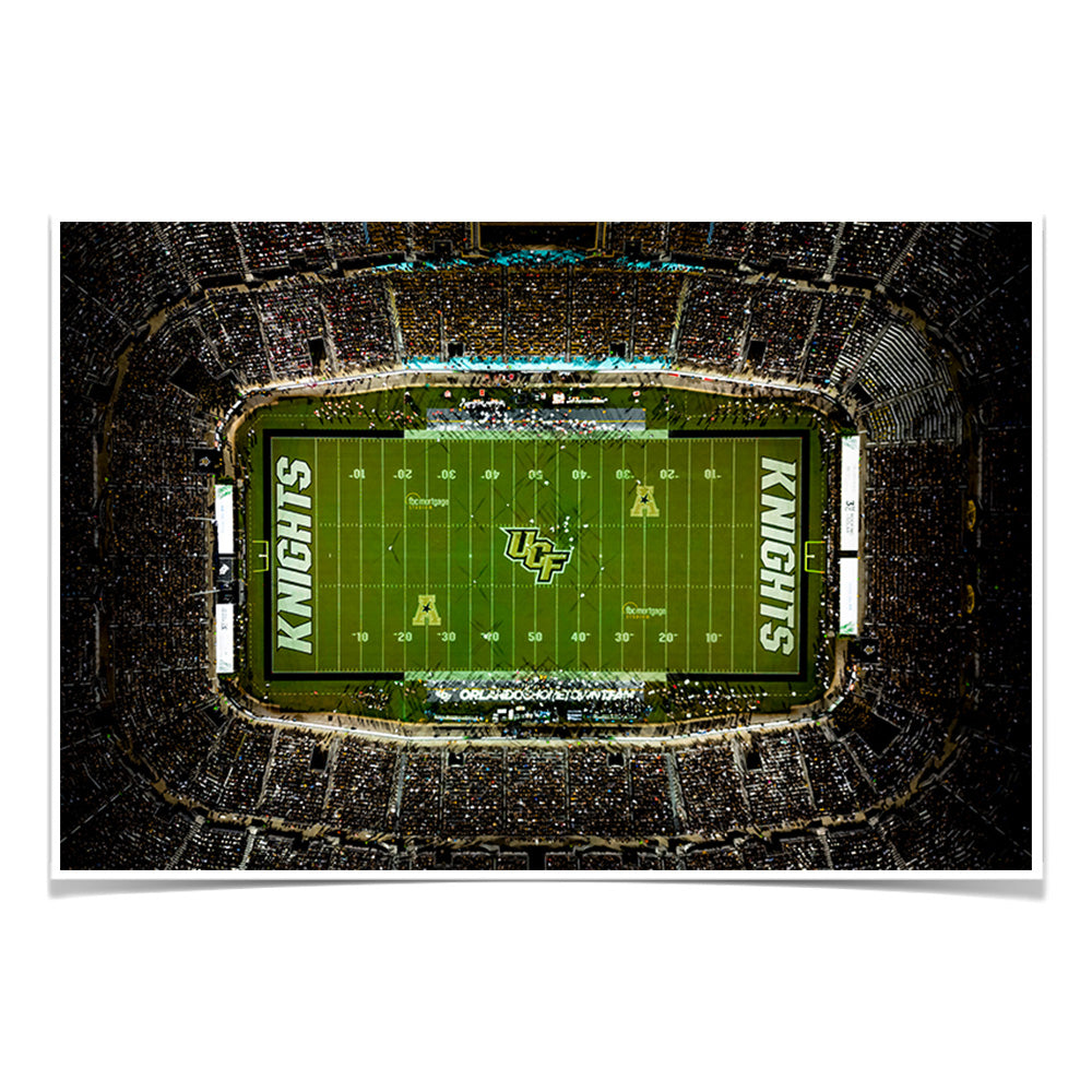 UCF Knights - Knights Over Head - College Wall Art #Canvas