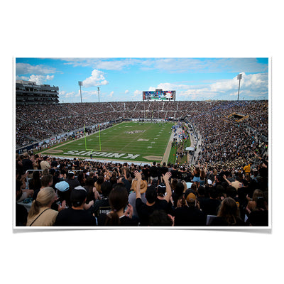 UCF Knights - Black Out - College Wall Art #Poster