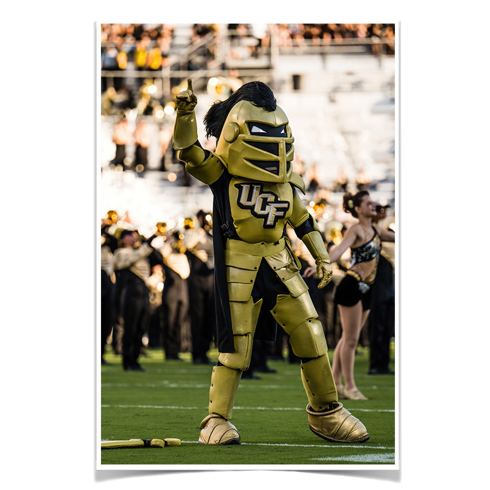 UCF Knights - Knightro Cheer - College Wall Art #Canvas