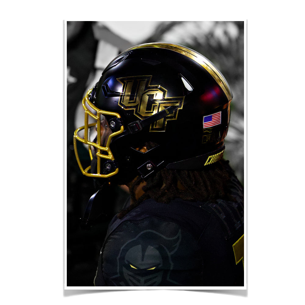 UCF Knights - UCF Black and Gold - College Wall Art #Canvas