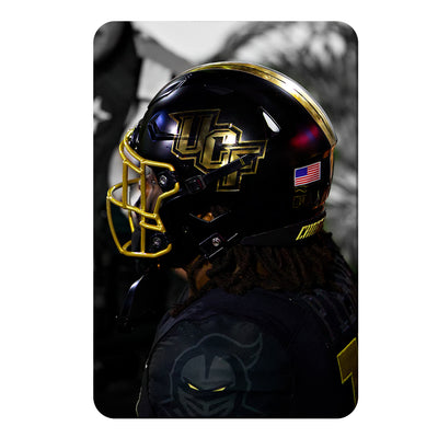 black ucf football helmet Central Florida Knights Riddell Mini Speed Anthracite a shelf Baton Rouge native Devin Ducote