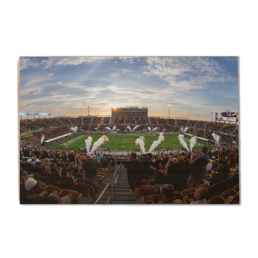 UCF Knights - UCF Knights Score - College Wall Art #Canvas 