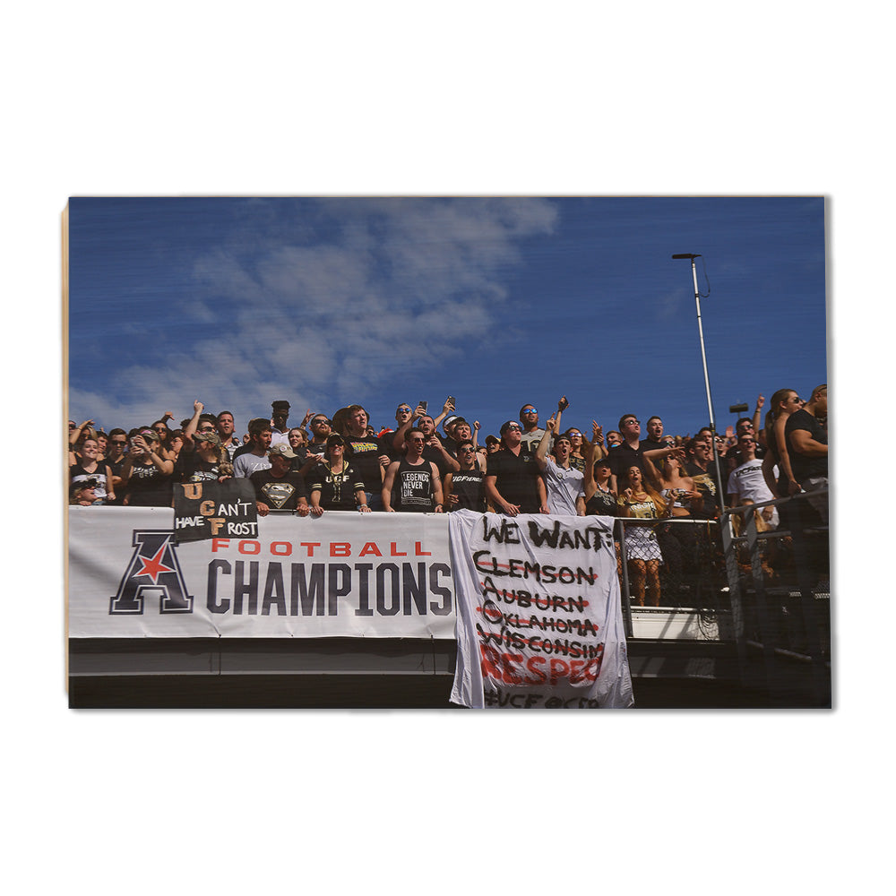 UCF Knights - Respect - College Wall Art #Canvas 