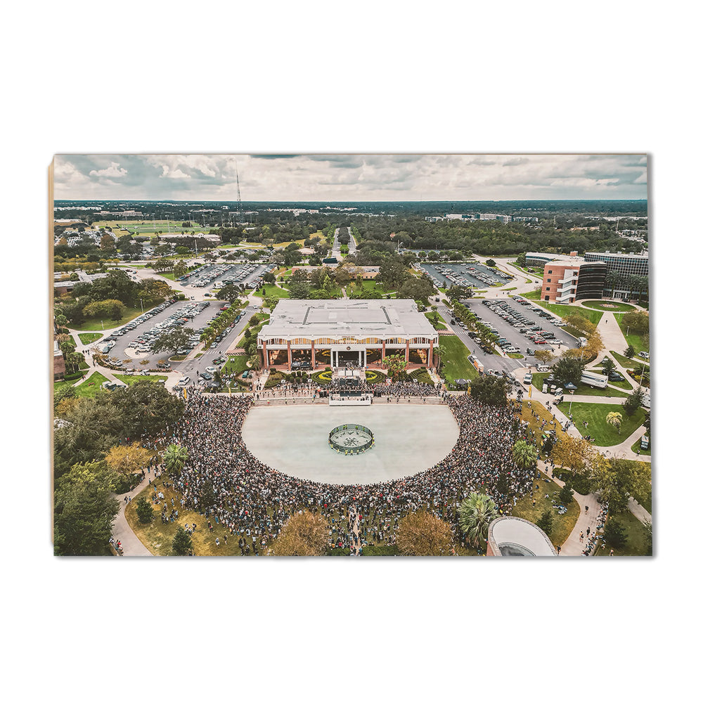 UCF Knights - Spirit Splash Aerial - College Wall Art #Canvas