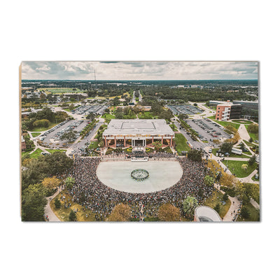 UCF Knights - Spirit Splash Aerial - College Wall Art #Wood