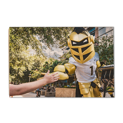 UCF Knights - Knightro Fan - College Wall Art #Wood