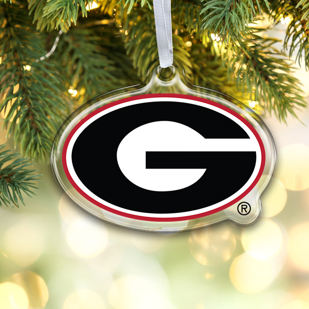 Georgia Bulldogs - The Oval G Ornament & Bag Tag