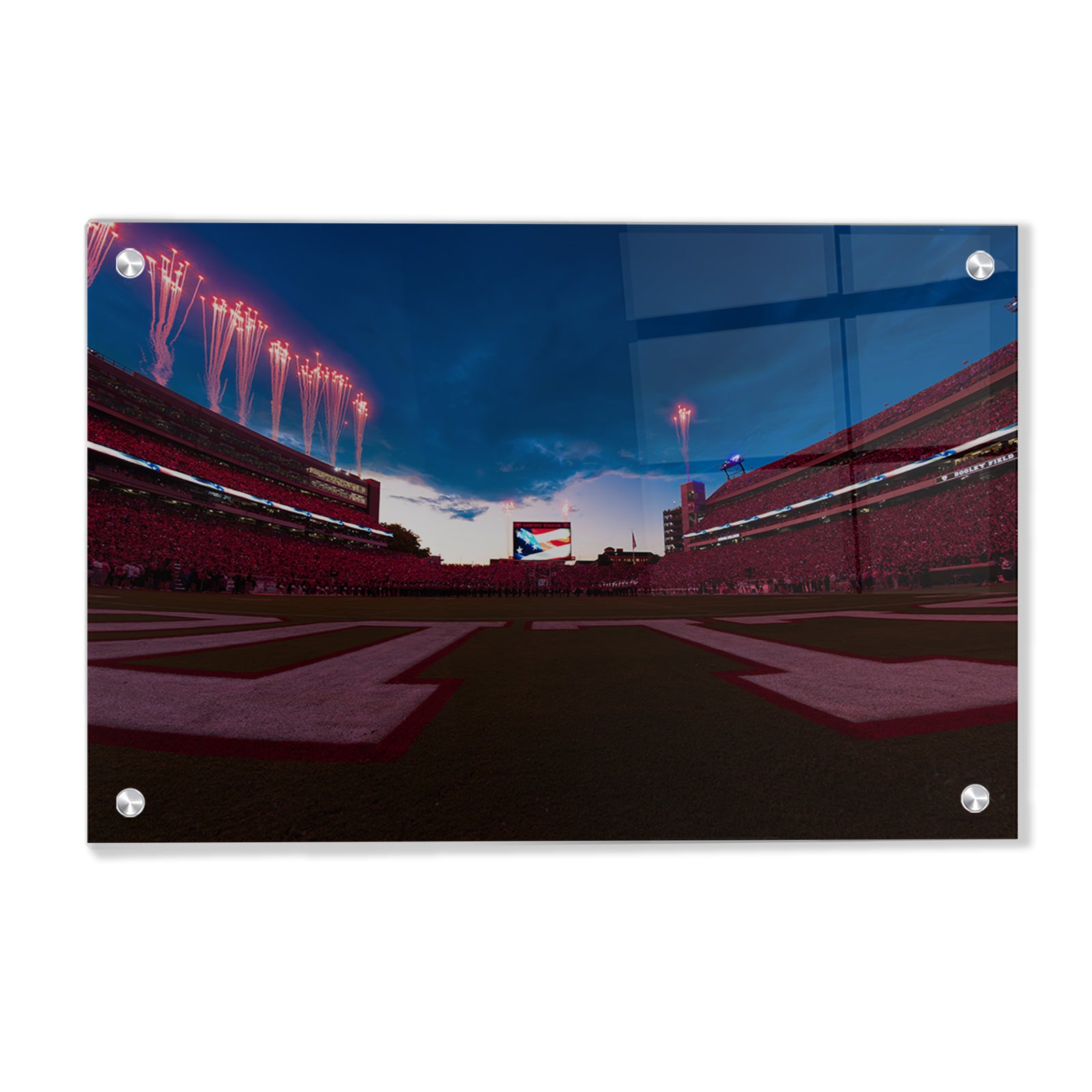 Georgia Bulldogs - Georgia Bombs Bursting in Air - College Wall Art #Canvas