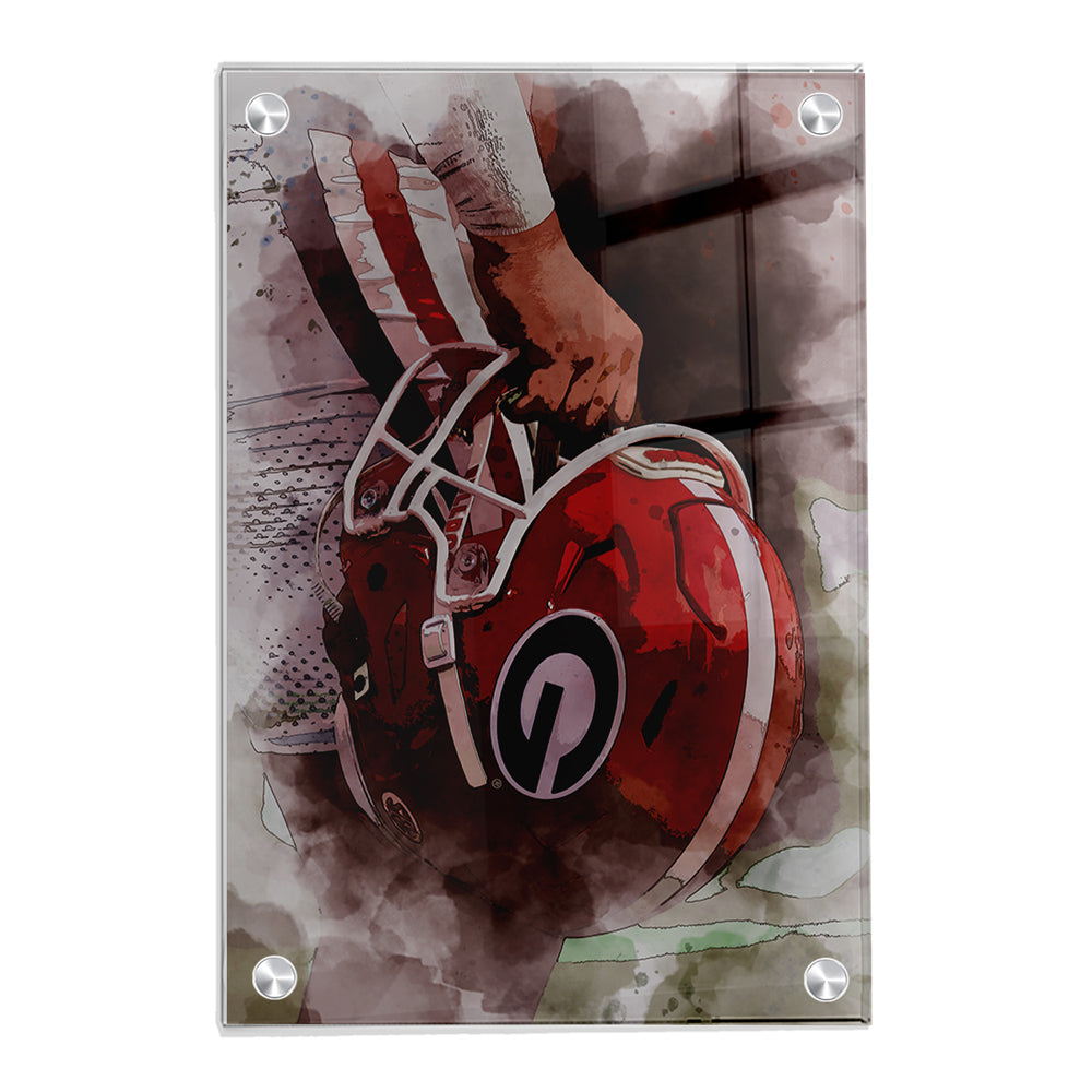 Georgia Bulldogs - Georgia Ready for Battle - College Wall Art #Canvas