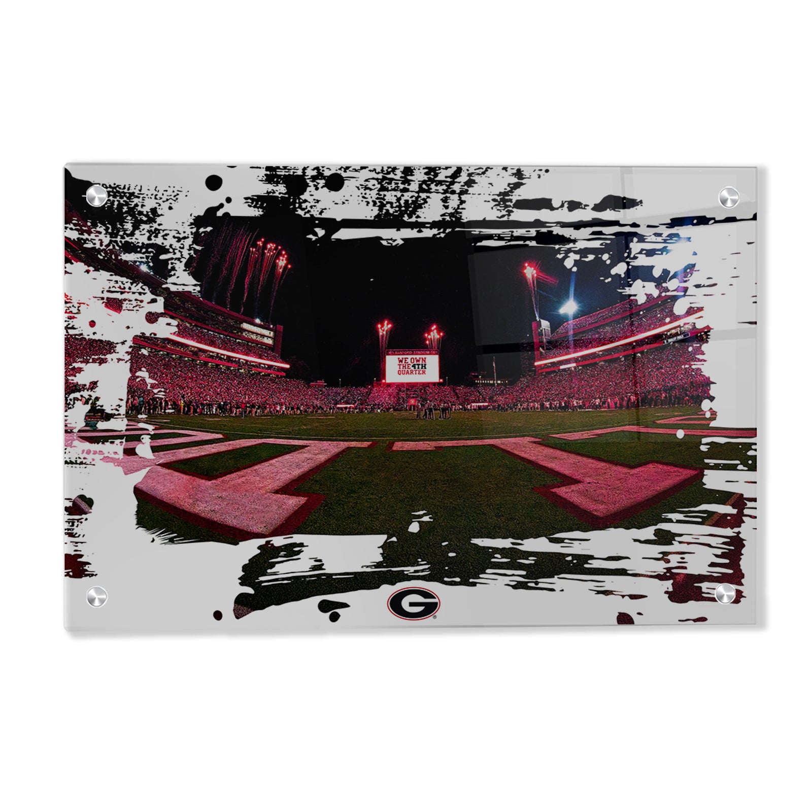 Georgia Bulldogs - We Own the 4th Quarter Paint - College Wall Art #Canvas