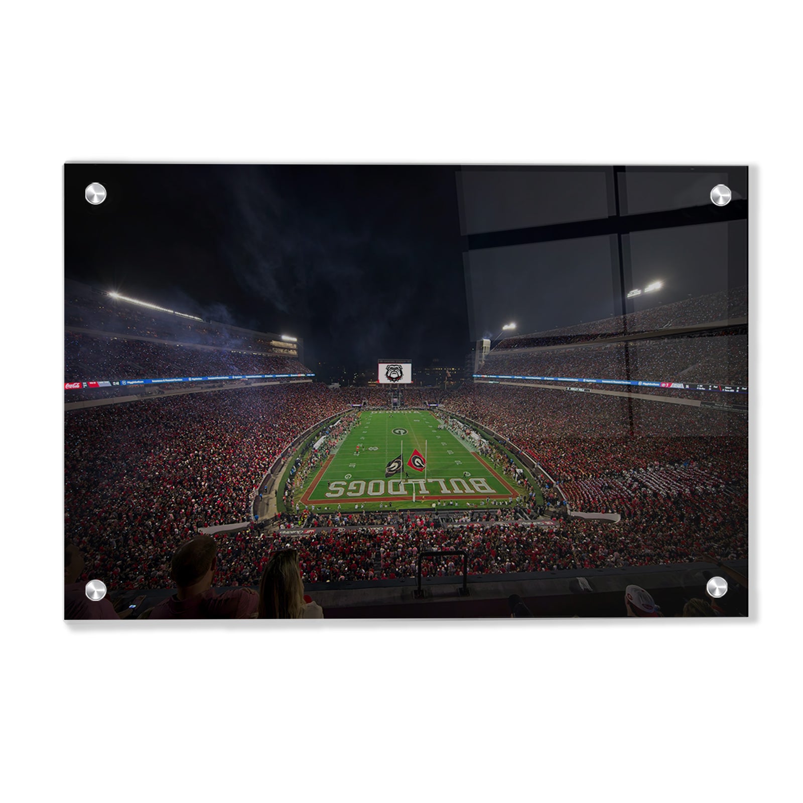 Georgia Bulldogs - Georgia Bulldogs Score - College Wall Art #Canvas